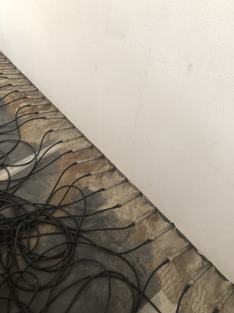 Trocknen mit Heizstäben