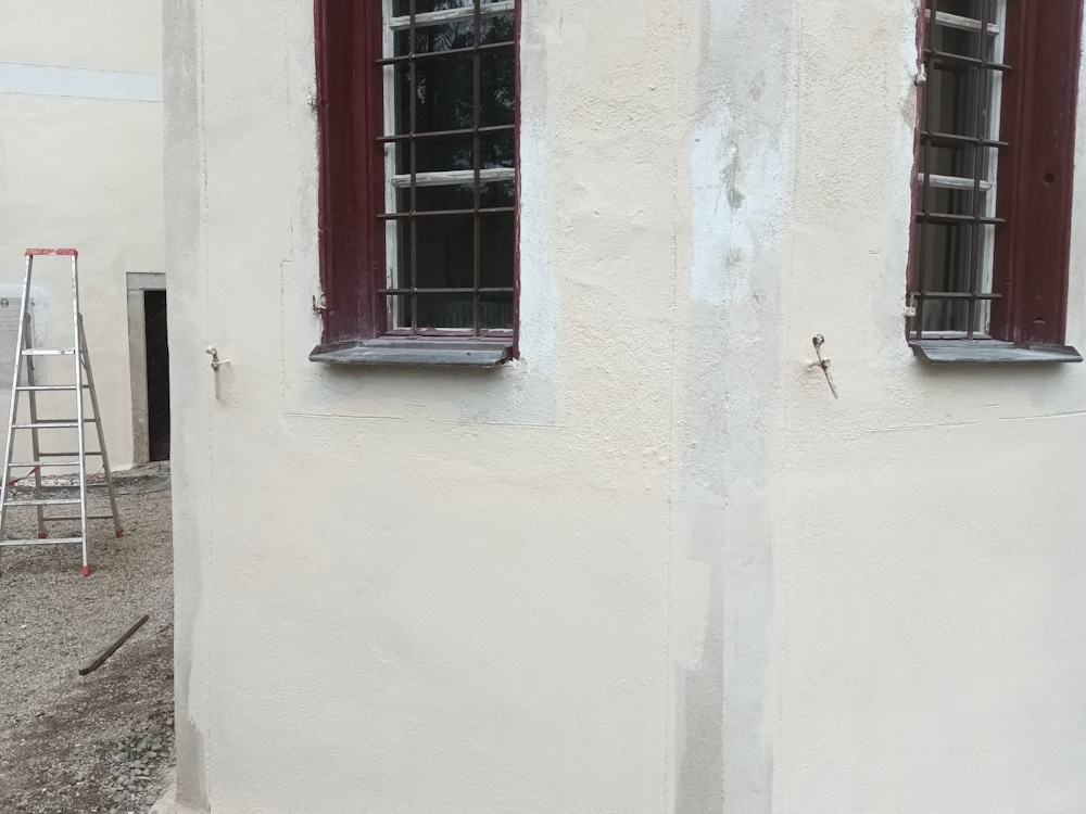 Schloss Neukirchen Erker nachher