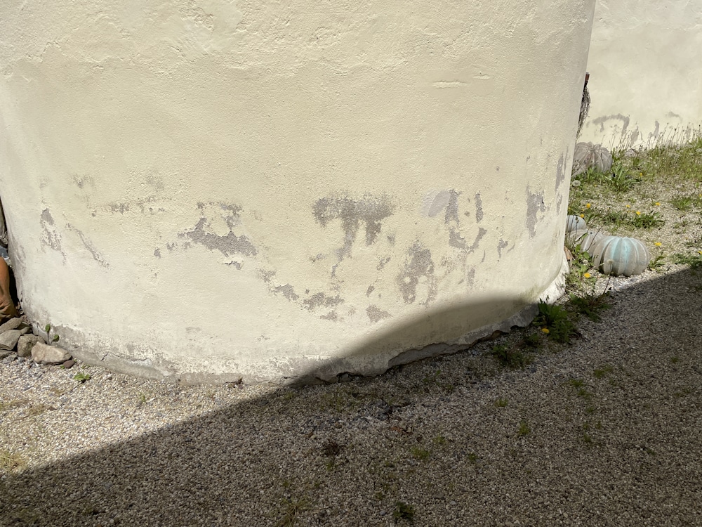 Schloss Neukirchen Rundung vorher